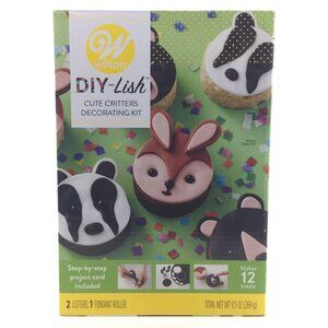 New Wilton DIY Lish Cute Critters Decorating Kit 1584-441